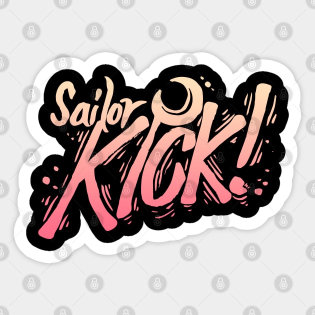 Sailor Kick Sticker by hybridgothica